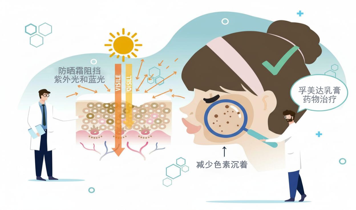 黄褐斑治疗期间用哪种防晒霜更好？